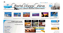 Desktop Screenshot of offerteviaggionline.it