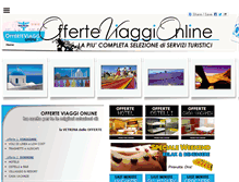 Tablet Screenshot of offerteviaggionline.it
